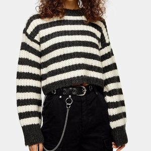 NWT TOP SHOP cropped sweater sz12